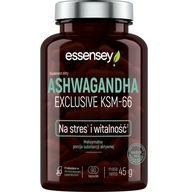 Essensey Ashwagandha Exclusive KSM-66 90 kaps SILNÁ DÁVKA 10 mg Vitanolydov