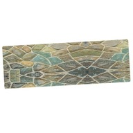 Artystyczny dywanik wejściowy Maty podłogowe Podłogowy dywanik jasnozielony 60 x 180 cm