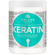 Kallos Keratin regenerująca maska do włosów 1000ml