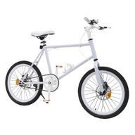 20-palcový detský bicykel Biely ľahký bicykel pre chlapcov a dievčatá