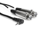 Hosa - Kabel stereo breakout TRS R 3.5mm - 2x XLRf