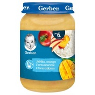 Deserek Jabłko-Mango-Brzoskwinia z Twarożkiem 190 g Gerber