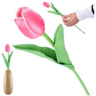 TULIPÁNY umelé kvety tulipán ako živé dekoratívne kytice do vázy ruží