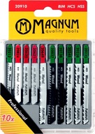 Magnum brzeszczoty do wyrzynarek zestaw profesjonalny 10 szt. różne wymiary