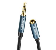 Kabel Przewód audio UGREEN AV118 Jack 3,5 mm wtyk - Jack 3,5 mm gniazdo 1m