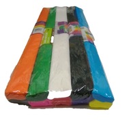 Vráskavý papier MIX 10 klasických farieb