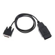 16 Pin OBDII OBD2 to DB 15 Pin Extension Diagnostic Cable Adapter Cord