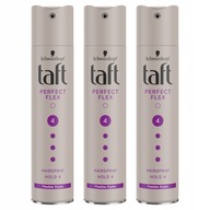Taft Perfect Flex lak na vlasy silný 3x250ml