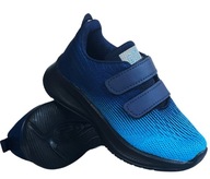 Športové sieťované topánky ľahké modré tmavomodré adidas priedušné 28