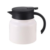 Izolované nerezové karafy na kávu džbán na vodu horká biela 800 ml
