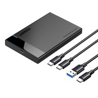 UGREEN OBUDOWA ZEWNĘTRZNA CASE KIESZEŃ USB C DYSKU SATA HDD SSD 2,5" 6 GB/S