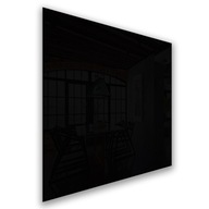 Čierne krycie sklo do kuchyne, sklenený panel