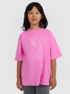 4F rózsaszín pamut póló gyerekeknek