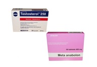 Mocny Preparat Testosterol + Meta Masa Siła libido Testosteron sterole