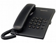 TELEFON STACJONARNY SZNUROWY PANASONIC KX-TS 500 PD czarny