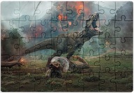 PUZZLE 30/70/96/110 DIELIKOV + EKO KRABIČKA - JURASSIK PARK FILM