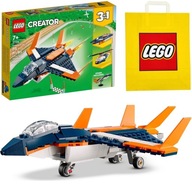 LEGO 31126 CREATOR - SAMOLOT ŁÓDKA HELIKOPTER 3w1 + TORBA PREZENTOWA LEGO