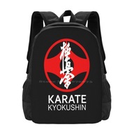 Školský BATOH Kyokushin Symbol Karate a Kanji bia
