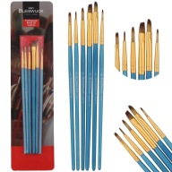 MŰVÉSZI FESTŐECSETEK FESTŐKÉSZLET 6db-os