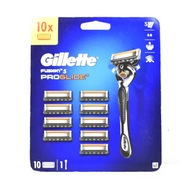 GILLETTE PROGLIDE MASZYNKA DO GOLENIA 1SZT+10 OSTRZY