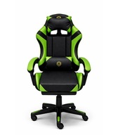 Gamer szék hátmasszázzsal, FORGÓ SZÁMÍTÓGÉPES szék játékosoknak +lábtartó