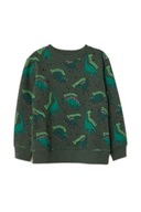 H&M bluza dresowa zielona dinozaury 98/104
