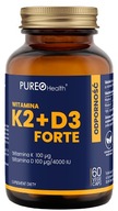 Vitamín K2 + D3 FORTE Pureo Health 60 kaps.