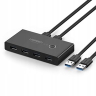 UGREEN 30768B Switch box przełącznik rozdzielacz USB 3.0 do 5 Gb/s