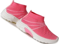 Elastické ružové adidas tenisky ponožka 30