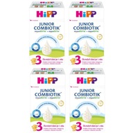 HIPP 3 JUNIOR COMBIOTIK mleko po 1. roku, 4x550 g