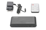 Digitus Przełącznik/Switch HDMI 3-portowy, 4K 60Hz