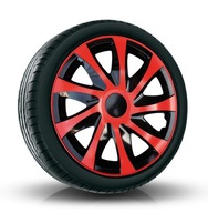 Kołpaki 14 cali samochodowe uniwersalne Draco CS Red - Black czerwone