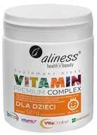 Aliness Vitamin Complex dla dzieci 120g Multiwitamina Kids ADEK B12 Jod