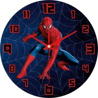 Nástenné hodiny pre deti Spiderman Pre chlapca
