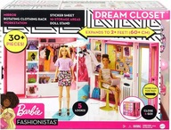 BARBIE WYMARZONA SZAFA NA UBRANKA + LALKA DLA DZIECI ŚWIETNA ZABAWA