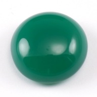 Chalcedon zelený kabošon cca fi 11 mm CHAL0568