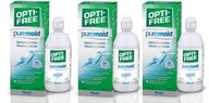 OPTI-FREE PUREMOIST 3X300ML PŁYN DO SOCZEWEK KONTAKTOWYCH+POJEMNIK GRATIS