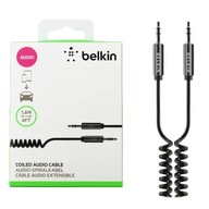 Kábel Belkin Coiled minijack 3,5 mm - minijack 3,5 mm 1,8 m