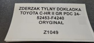 bumper rear accessories TOYOTA CHR C-HR II GR PDC 24