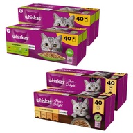 WHISKAS Drobiowe Rybne i Tradycyjne Smaki 160x85g