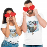 PÓLÓK PÁROKNAK VALENTIN NAPI AJÁNDÉK KING QUEEN