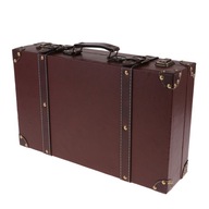 Vintage Dekoračný úložný kufor Hnedý 40x25x10cm