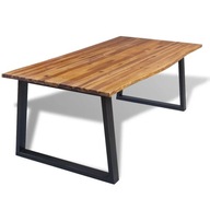 Jedálenský stôl z masívneho akáciového dreva 200x90 cm