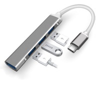 HUB ADAPTER 4 x USB-A 3.0 USB-C TYPE-C SLIM