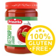 BEZGLUTENOWY Ketchup łagodny BIO 315g Primavika NO GLUTEN FREE VEGE VEGAN