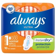 Always Ultra Normal, podpaski ze skrzydełkami, 10 sztuk