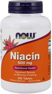 NOW FOODS Niacín 500mg Niacín Vitamín B3 250 Tab