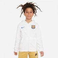 XL (158-170cm) Bluza Nike FC Barcelona Jr DV6302-100 XL (158-170cm) biały