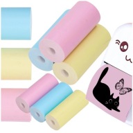 Hőpapír tekercs Lewer színes 3x 55 mm x 3,50 m