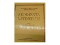 Rudimenta latinitatis Część 1 Teksty i słownik